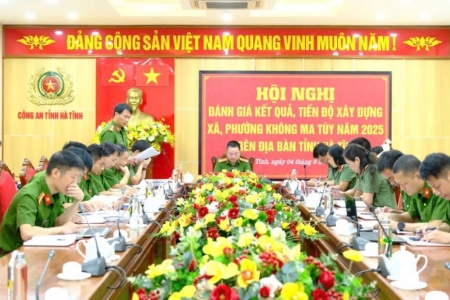 Công an Hà Tĩnh xây dựng xã, phường không ma túy