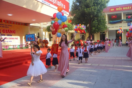 Các trường học tại Thanh Hóa tưng bừng khai giảng năm học mới