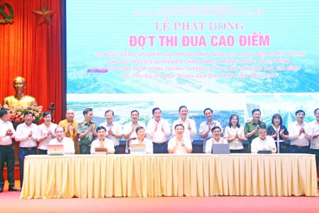 Bắc Ninh: Phát động thi đua cao điểm thực hiện các dự án liên quan Cảng hàng không quốc tế Gia Bình