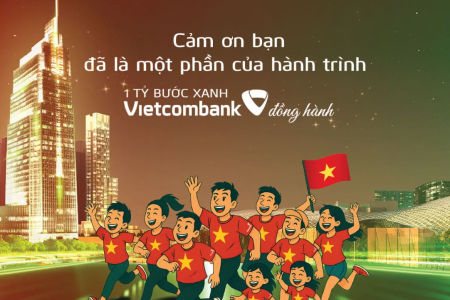 Hơn 65.000 khách hàng Vietcombank đã đồng hành cùng ‘1 tỷ bước xanh’