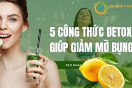 Khởi đầu ngày mới với 5 thức uống giúp giải độc, giảm mỡ bụng