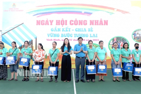 Vienergy Ninh Bình: Chăm lo đời sống công nhân từ “Ngày hội công nhân 2025”