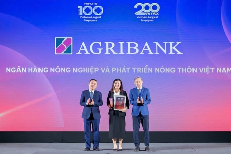 Agribank lọt Top 20 doanh nghiệp nộp ngân sách lớn nhất Việt Nam 2025