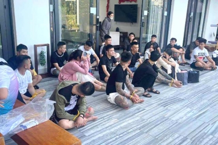 Đà Nẵng:Hàng chục đối tượng thuê villa Lantana, thôn Nam Yên để sử dụng ma túy