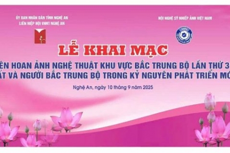 Nghệ An đăng cai Liên hoan ảnh nghệ thuật Bắc Trung Bộ lần thứ 31