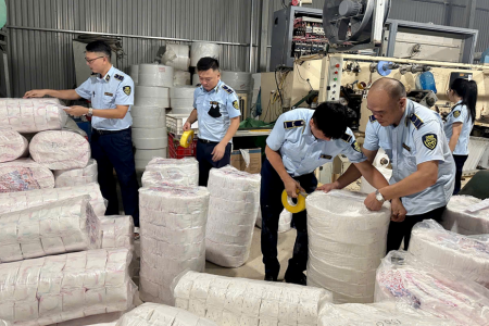 Phát hiện đường dây sản xuất, kinh doanh bỉm trẻ em và băng vệ sinh giả nhãn hiệu nổi tiếng tại Thái Nguyên