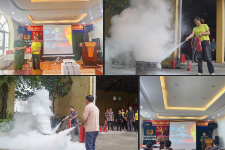 Huấn luyện nghiệp vụ phòng cháy, chữa cháy và cứu nạn cứu hộ cho 42 hộ kinh doanh có nguy cơ cháy nổ cao