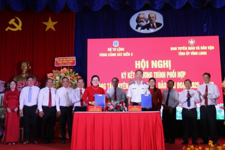 Bộ Tư lệnh Vùng Cảnh sát biển 3 tăng cường phối hợp tuyên truyền, giáo dục về biển, đảo