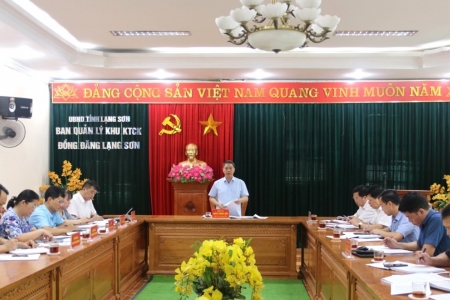 Lạng Sơn: Tăng cường giải pháp thúc đẩy hoạt động khu kinh tế cửa khẩu