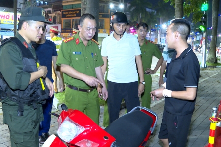 Công an Thanh Hóa lập chốt xử lý các trường hợp vi phạm trật tự, an toàn giao thông