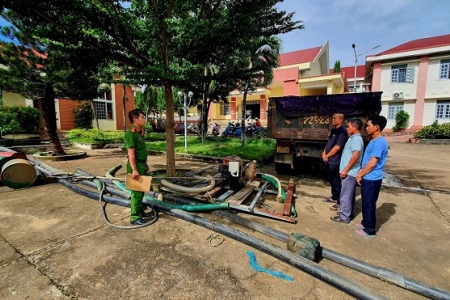 Triệt phá nhóm "cát tặc" tại Đắk Lắk, bắt giữ đối tượng khai thác trái phép trên sông Sêrêpốk