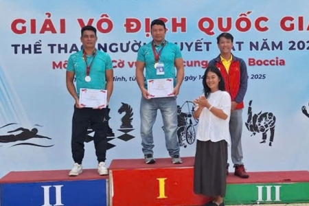 Hà Tĩnh giành 9 huy chương tại Giải Vô địch quốc gia thể thao người khuyết tật