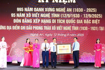 Long trọng kỷ niệm 995 năm danh xưng Nghệ An và 95 năm phong trào Xô viết Nghệ Tĩnh