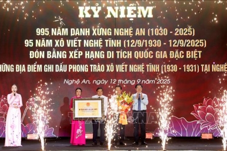 Lễ kỷ niệm 995 năm danh xưng Nghệ An, 95 năm Xô Viết Nghệ Tĩnh