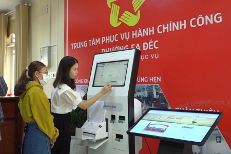 Đồng Tháp triển khai ki-ốt thông minh phục vụ người dân làm thủ tục hành chính