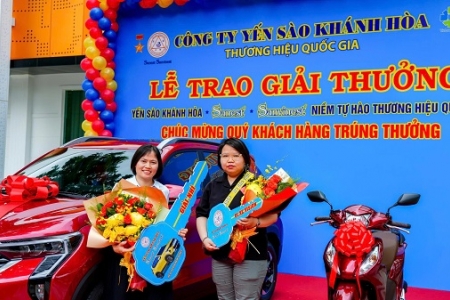 Trao giải Chương trình “Yến sào Khánh Hòa Sanest Sanvinest - Niềm tự hào thương hiệu quốc gia 2025” tại TP. Hồ Chí Minh