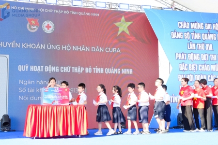Tỉnh Đoàn và Hội Chữ Thập đỏ tỉnh Quảng Ninh vận động quyên góp ủng hộ nhân dân Cuba