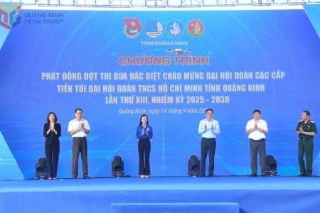 Trên 1.500 đoàn viên thanh niên tham gia Ngày hội “Tuổi trẻ Quảng Ninh - Tự hào và tiến bước”