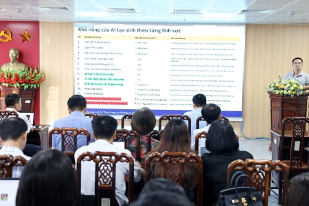 Bắc Ninh: Tập huấn khai thác, ứng dụng trí tuệ nhân tạo (AI) cho cán bộ, công chức
