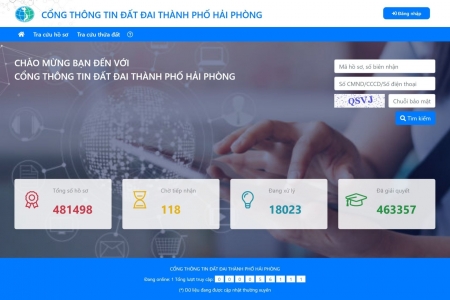 Hải Phòng thành lập Tổ công tác triển khai Chiến dịch 90 ngày làm giàu, làm sạch cơ sở dữ liệu đất đai