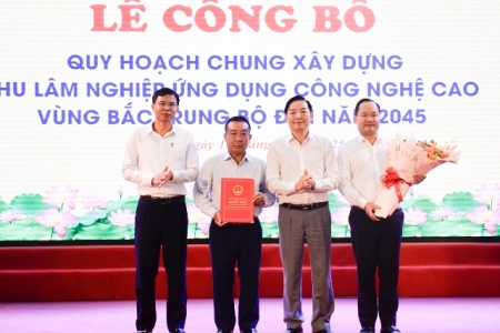 Công bố quy hoạch Khu lâm nghiệp ứng dụng công nghệ cao vùng Bắc Trung Bộ