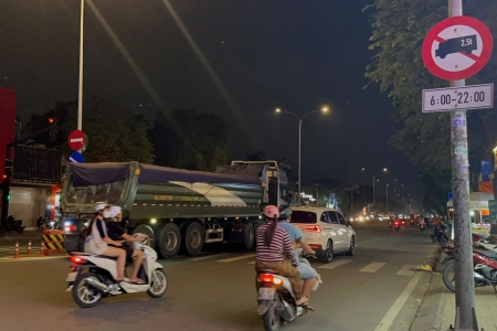 TP. HCM cấm xe theo giờ ở một số tuyến đường phía Đông