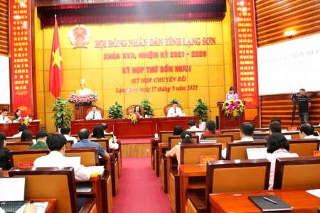HĐND tỉnh Lạng Sơn khóa XVII tổ chức kỳ họp chuyên đề, thông qua 10 nghị quyết quan trọng