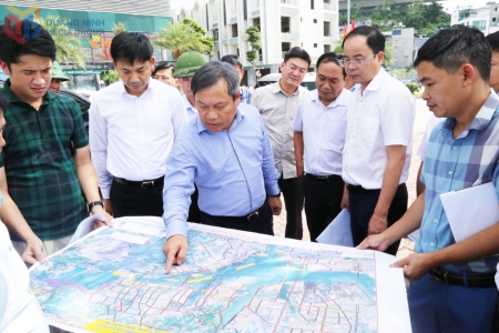 Bí thư Tỉnh ủy Quảng Ninh kiểm tra một số dự án, quy hoạch trọng điểm
