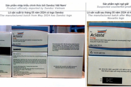 Cục Quản lý Dược cảnh báo khẩn 5 loại thuốc nghi giả, yêu cầu ngừng sử dụng, lưu hành