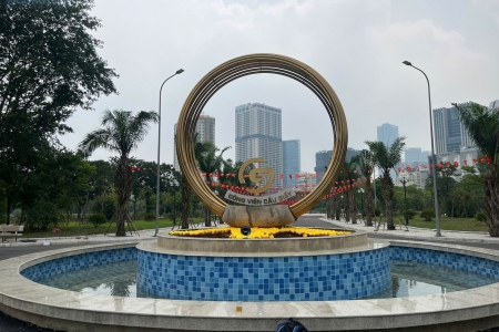 Hà Nội: Công viên Cầu Giấy mang diện mạo mới sau 6 tháng cải tạo