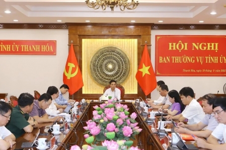 Ban Thường vụ Tỉnh ủy Thanh Hóa cho ý kiến vào phương án lập quy hoạch đô thị và nông thôn