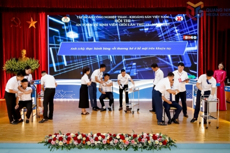 Hội thi An toàn vệ sinh viên - Nâng tầm văn hóa an toàn trong ngành Than