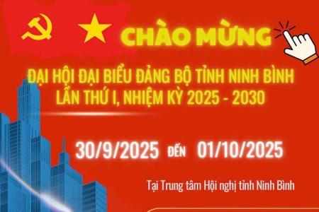 Đại hội đại biểu Đảng bộ tỉnh Ninh Bình lần thứ I: Dấu mốc lịch sử, khát vọng bứt phá