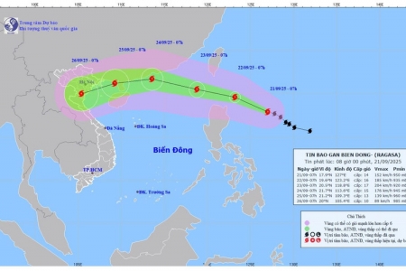 Nhận định ban đầu về bão RAGASA và khả năng ảnh hưởng đến thời tiết tỉnh Bắc Ninh
