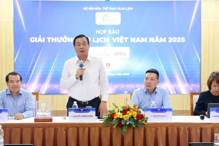 Giải thưởng Du lịch Việt Nam năm 2025: Sẽ vinh danh các đơn vị ở 11 hạng mục