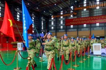 Hai đơn vị thuộc Bộ Quốc phòng xuất quân làm nhiệm vụ gìn giữ hòa bình Liên hợp quốc