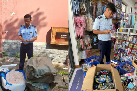 Quản lý thị trường Hà Nội triệt phá hai vụ thực phẩm, đồ chơi nhập lậu