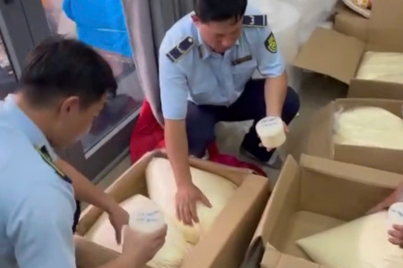 Phát hiện, thu giữ 140kg kem trộn không rõ nguồn gốc