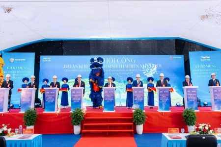 Hà Tĩnh: Khởi công khu du lịch sinh thái biển Xuân Hội gần 4.000 tỷ đồng