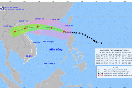 Ninh Bình tập trung ứng phó với siêu bão Ragasa