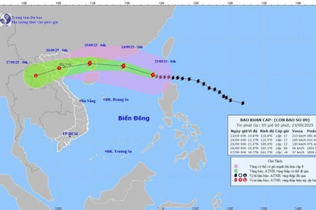 Siêu bão Ragasa giật trên cấp 17, mạnh hơn Yagi