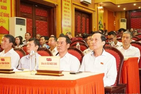 Đoàn đại biểu Quốc hội tỉnh Thanh Hóa tiếp xúc cử tri tại xã Như Thanh