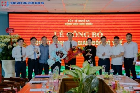 Bệnh viện Ung bướu Nghệ An có giám đốc mới