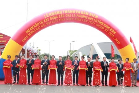 Ninh Bình: Khánh thành cầu Chà Là – Biểu tượng mới của đô thị văn minh, hiện đại