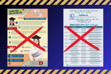 Cảnh báo: Giả mạo chương trình quốc tế để lừa đảo sinh viên