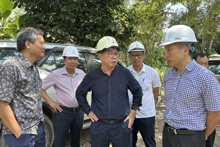 Tổng giám đốc EVNNPT đôn đốc tiến độ Dự án đường dây 220kV Than Uyên – Lào Cai