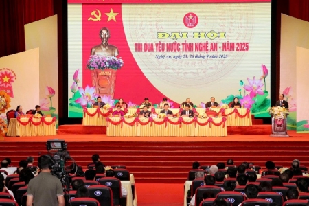 Nghệ An khai mạc Đại hội thi đua yêu nước năm 2025