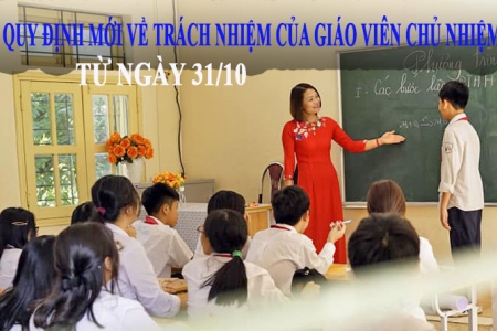 Bộ GD&ĐT ban hành Thông tư 19/2025: Quy định mới về trách nhiệm của giáo viên chủ nhiệm từ ngày 31/10