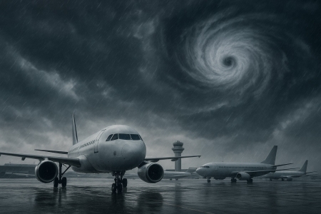 Ảnh hưởng bão số 10: Hủy hàng loạt chuyến bay, 4 sân bay tạm đóng cửa