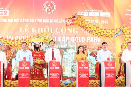 Bắc Ninh: Khởi công dự án chung cư cao cấp Gold Park